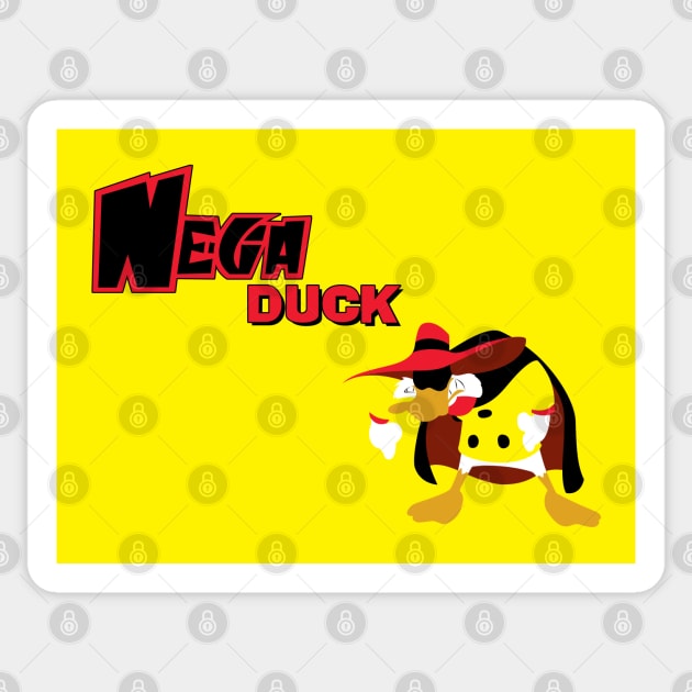 Nega Duck Sticker by Kaztiel